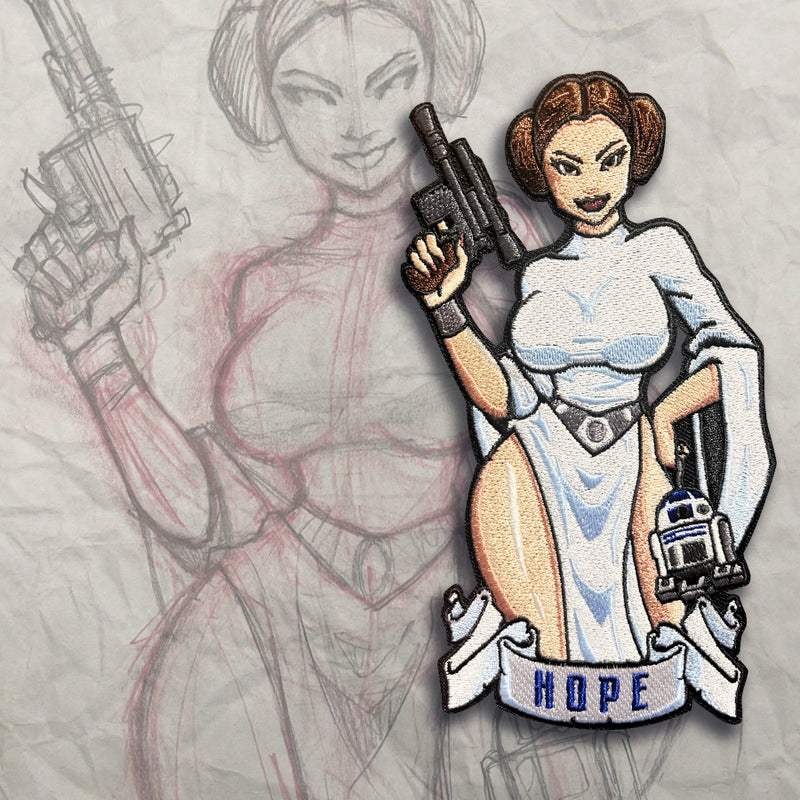 Hope Pin Up Embroidery Patch