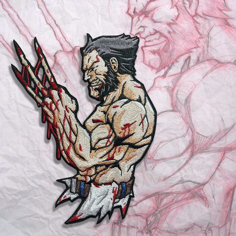 Grumpy Logan Shooter Embroidery Patch