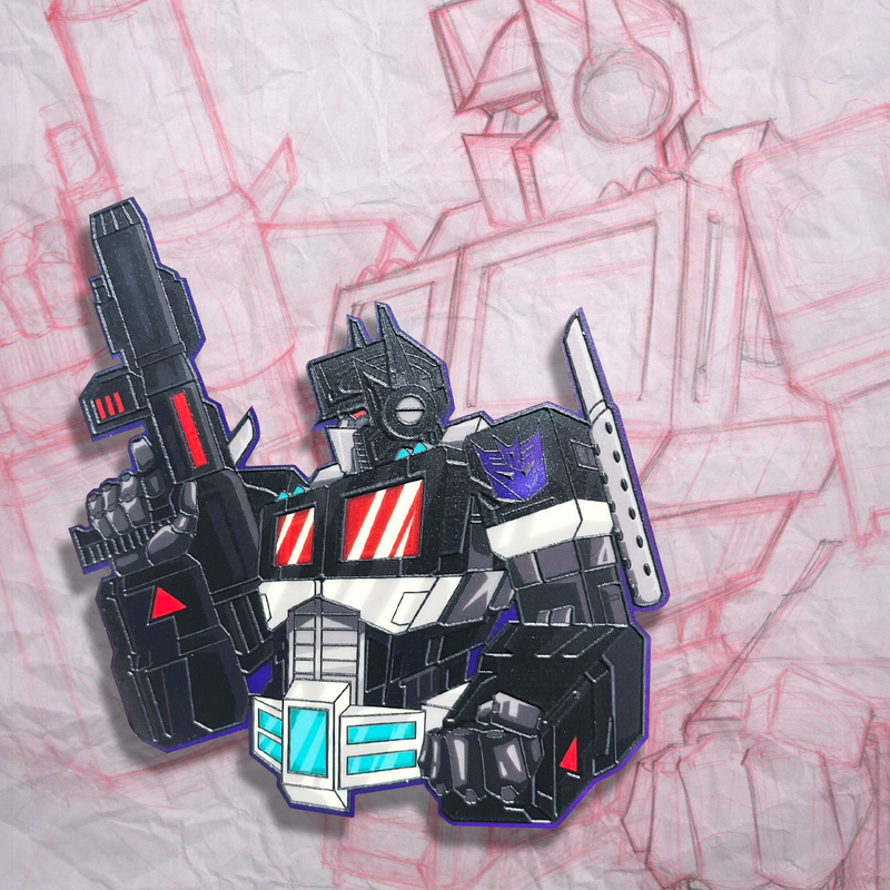 Grumpy Prime Glow Acrylic Patch