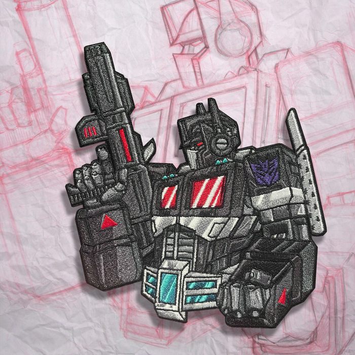 Grumpy Prime Shooter Embroidery Patch