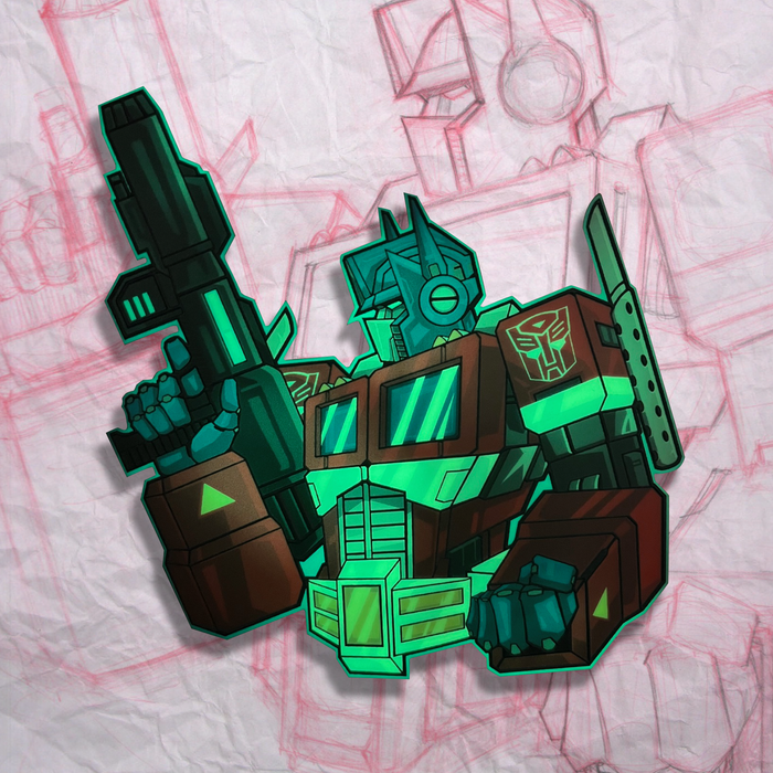 Grumpy Prime Glow Acrylic Patch