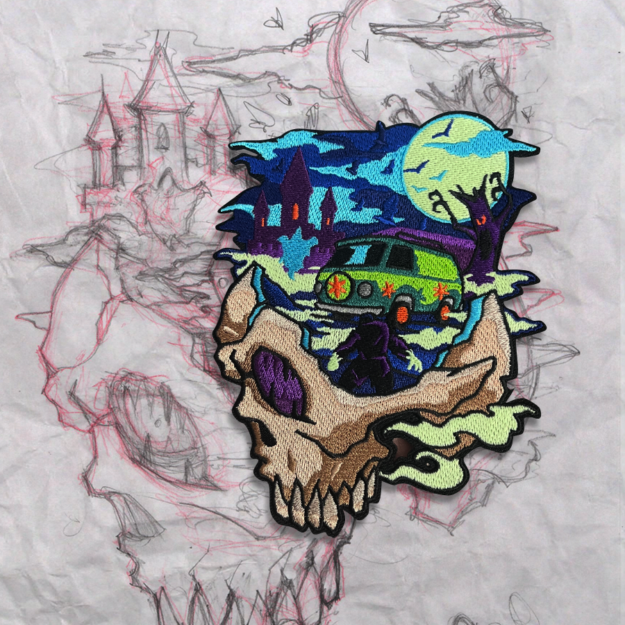Scooby Minds Eye Embroidery Patch