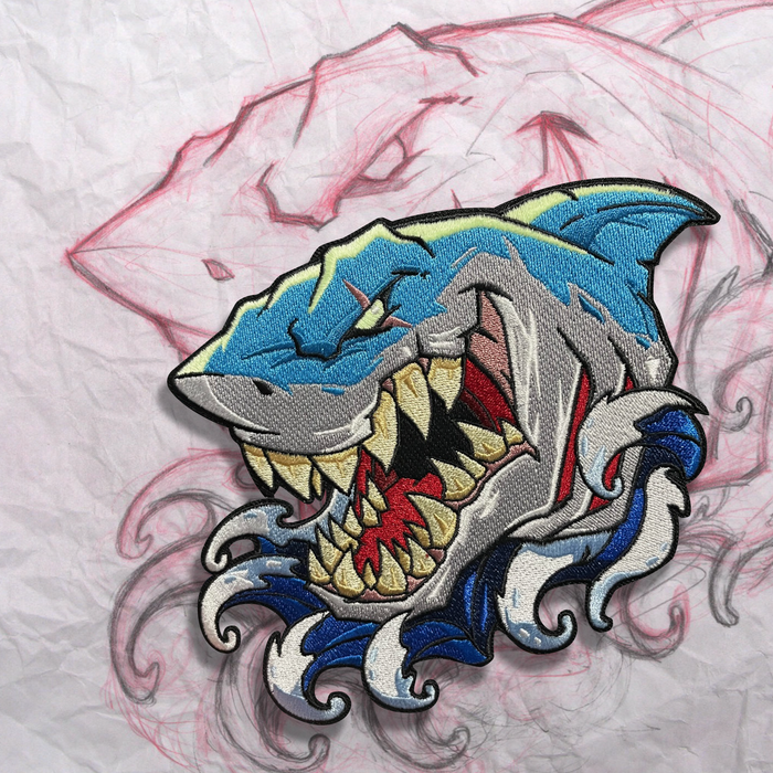 Shark Week 2025! Embroidery Patch