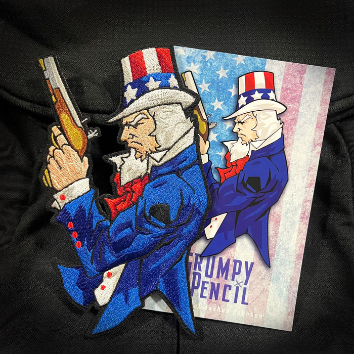 Uncle Sam Shooter Embroidery Patch