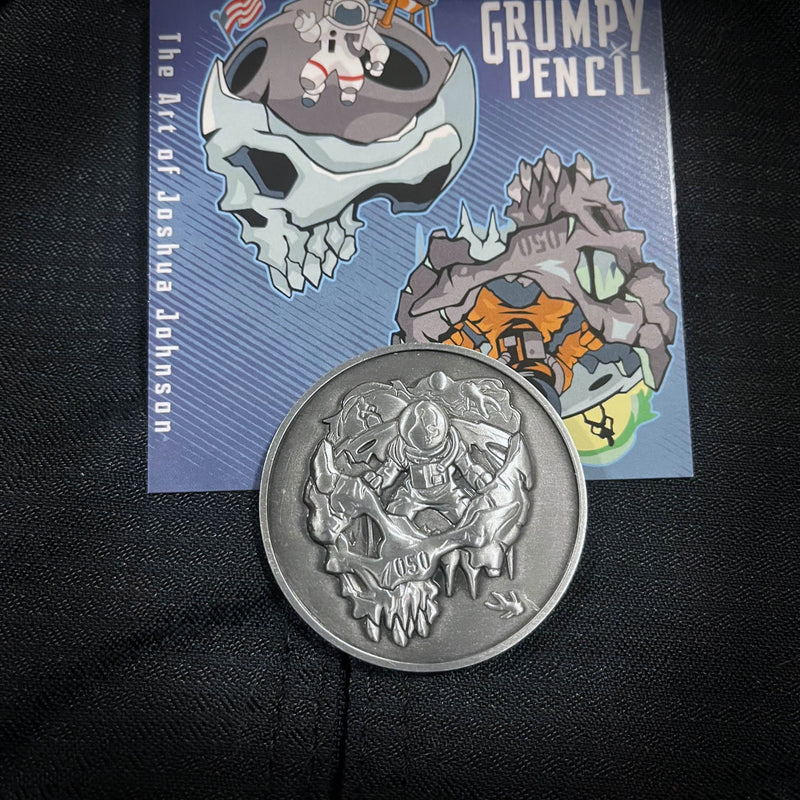 Grumpy Minds Eye 50th EDC coin