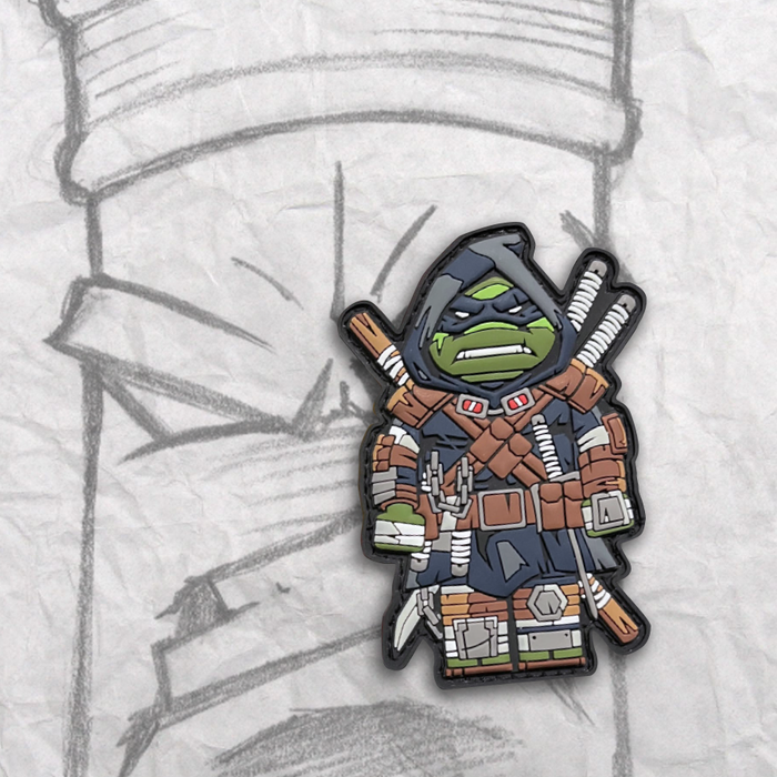 Grumpy Brick fig The Ronin Pvc Patch