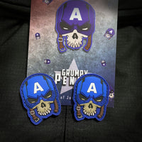 The Fallen, Mini Cap Skull, PVC Patch set