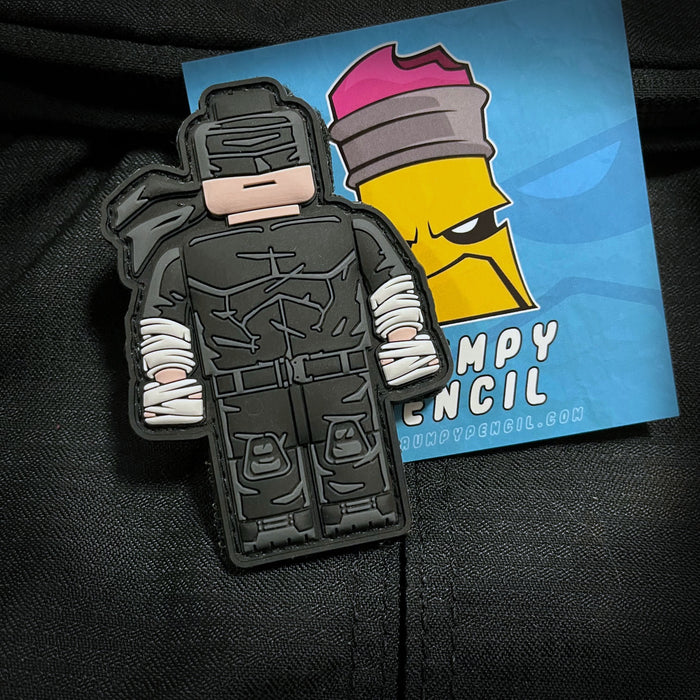 Grumpy Brick fig  Man without Fear Pvc Patch