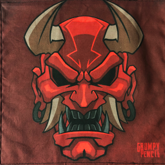 Devil Oni Handcrafted Limited Edition Handkerchief