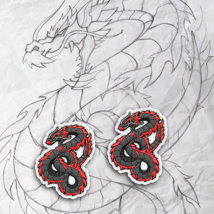 Mini Dark Dragon, PVC Patch set