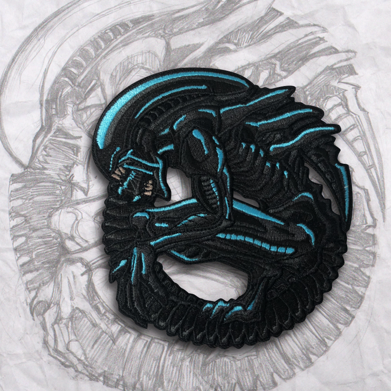 Electric Xeno Embroidery Patch