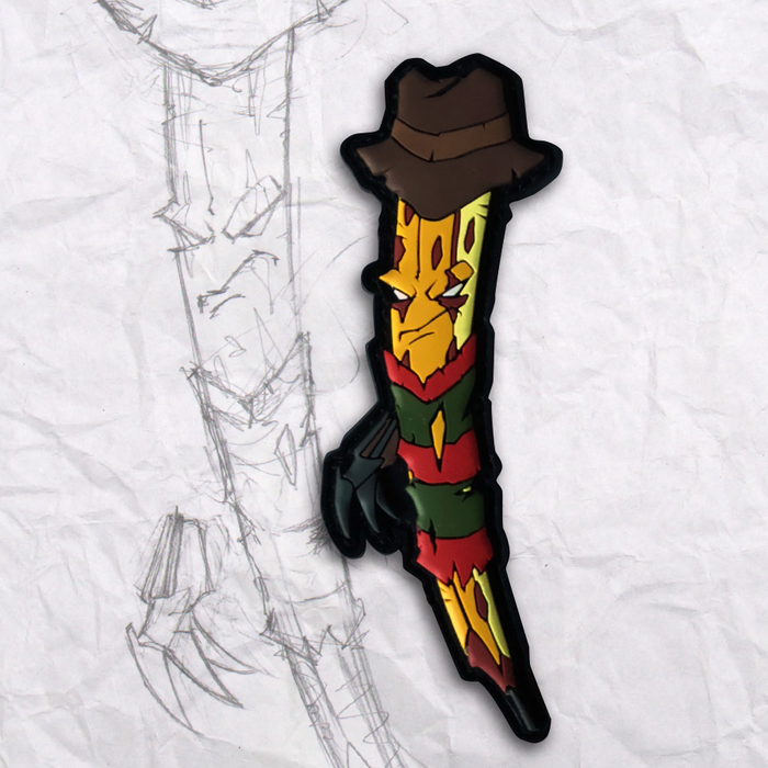 Freddy Grumpy Pencil PVC Patch