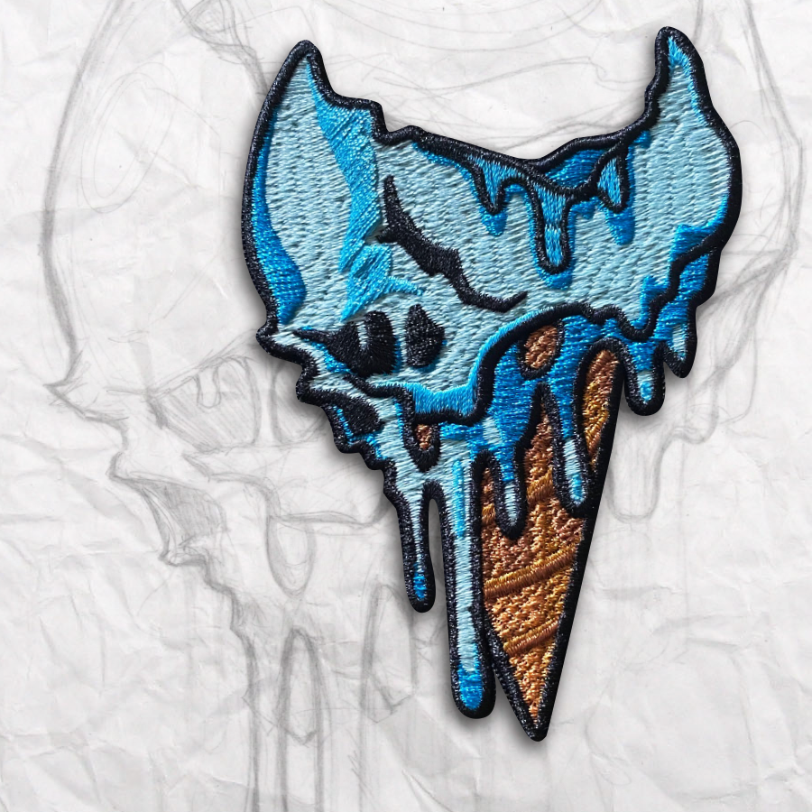 Death Cone, "Glo-Cone" Embroidery Patch