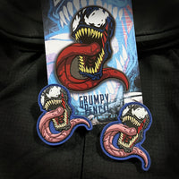 Mini glow venom PVC Patch set