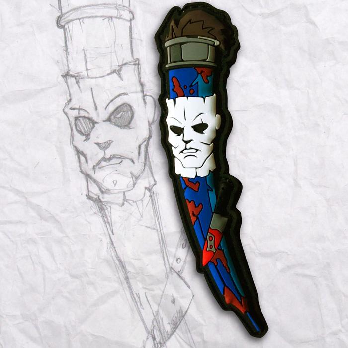 Grumpy Michael Myers Pencil PVC Patch