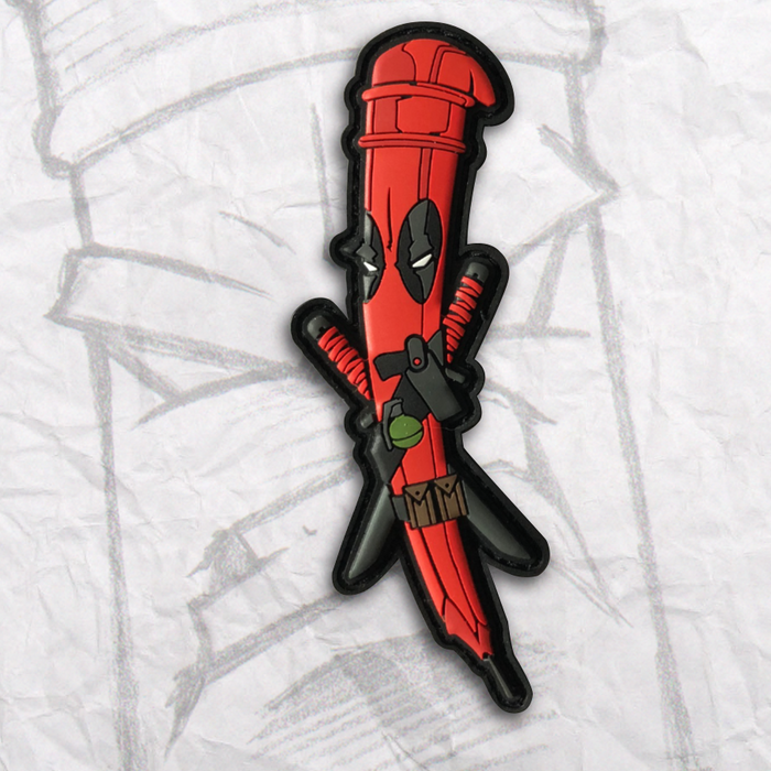 GrumpyPool Pencil PVC Patch