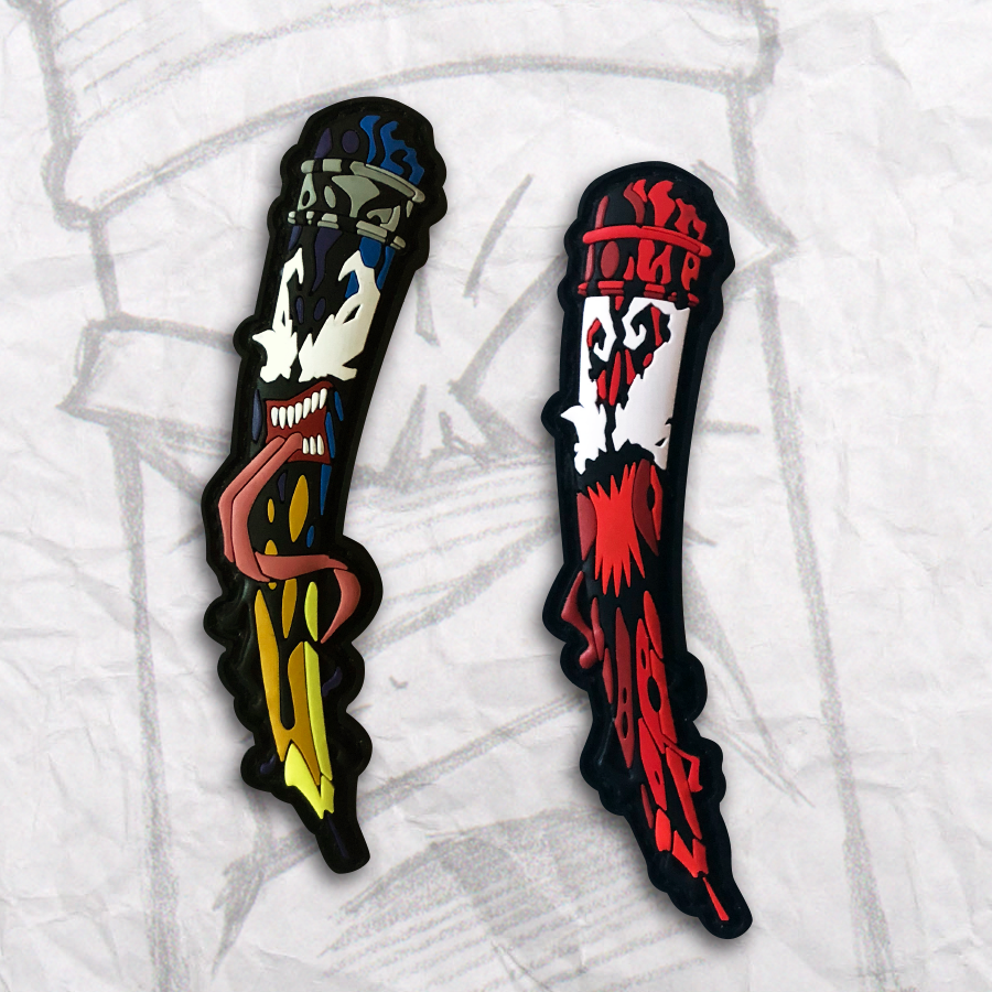 Grumpy Symbiote Pencils PVC Patch set