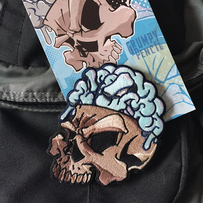 Numbskull GLOW Embroidery Patch