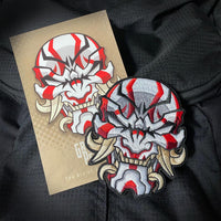 Kabuki Oni Embroidery Patch