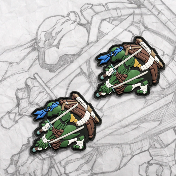 Mini Turtle Leo, PVC Patch set