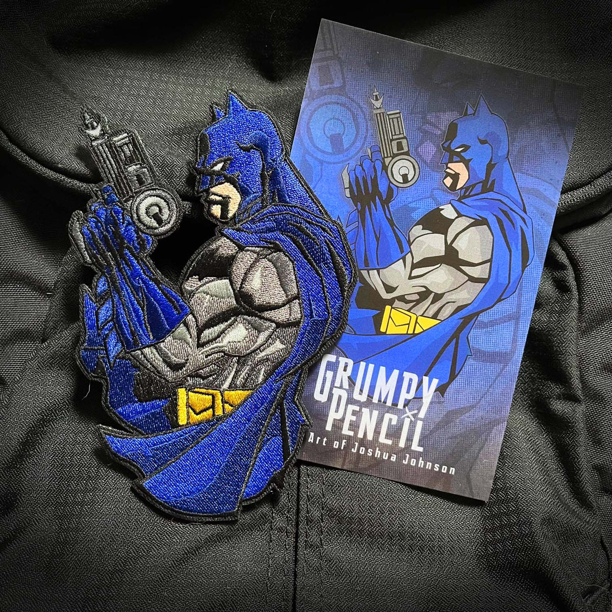 The Grumpy Night Embroidery Patch