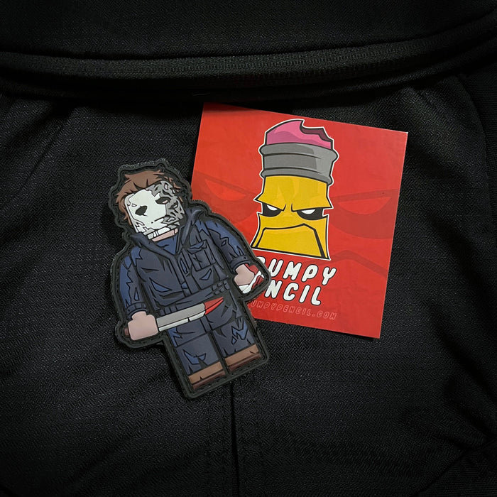 Grumpy Brick fig The Boogey Man Pvc Patch