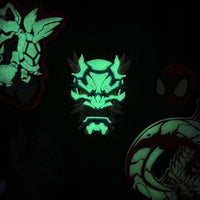 Grumpy Mini Berserker Glow Oni, PVC Patch set