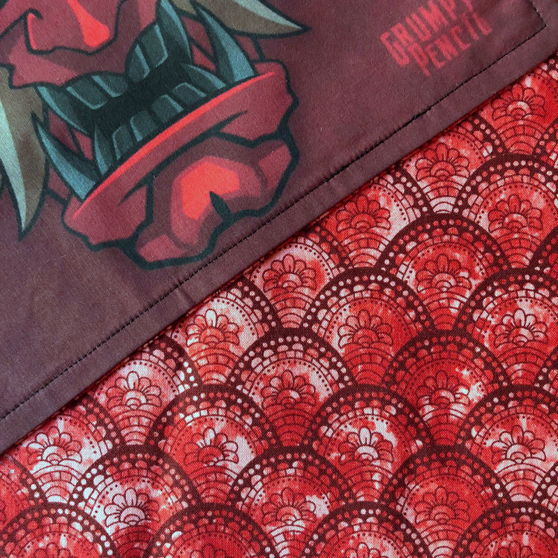 Devil Oni Handcrafted Limited Edition Handkerchief