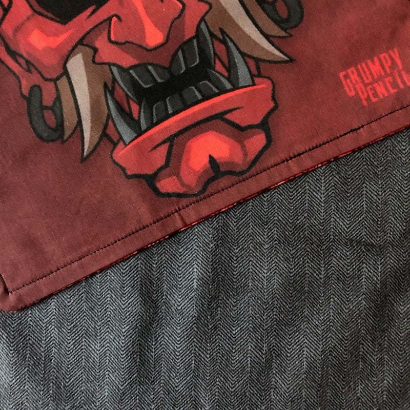 Devil Oni Handcrafted Limited Edition Handkerchief