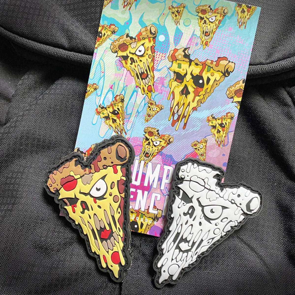 Grumpy Pizza Bites Second helping PVC Patch Set