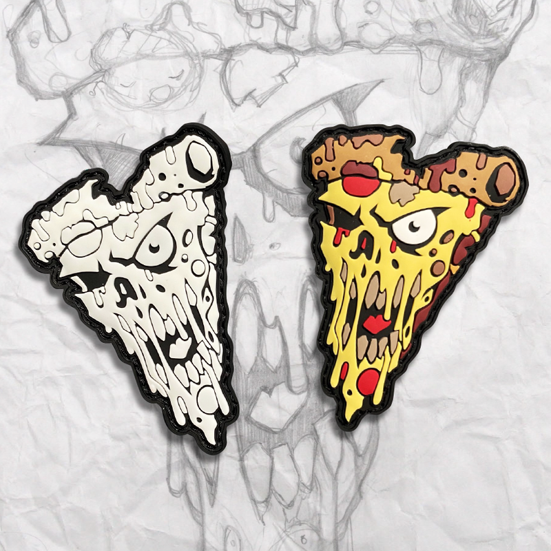 Grumpy Pizza Bites Second helping PVC Patch Set