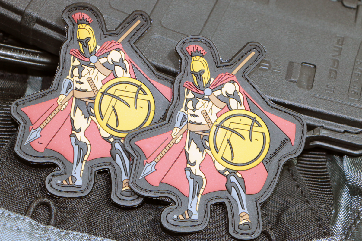 Spartan Warrior PVC Patch