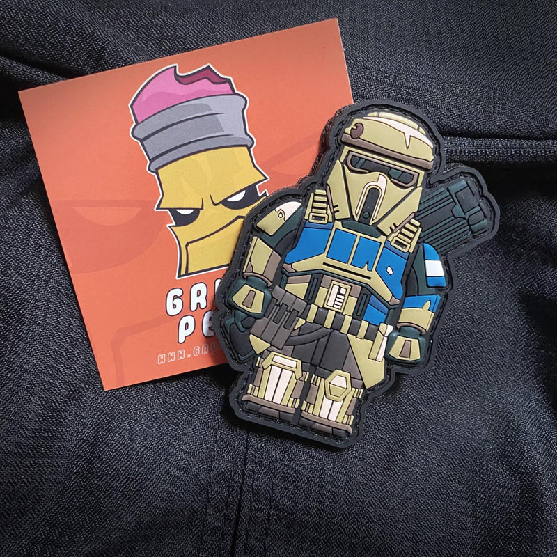 Grumpy Brick Sand Trooper New Pvc Patch