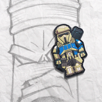 Grumpy Brick Sand Trooper New Pvc Patch