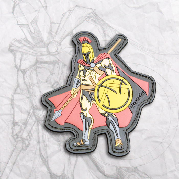 Spartan Warrior PVC Patch