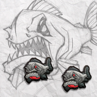 Grumpy Piranha, PVC Patch set