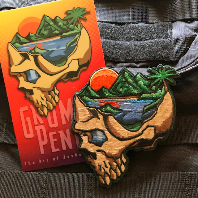 Minds Eye, Tropical Embroidery Patch