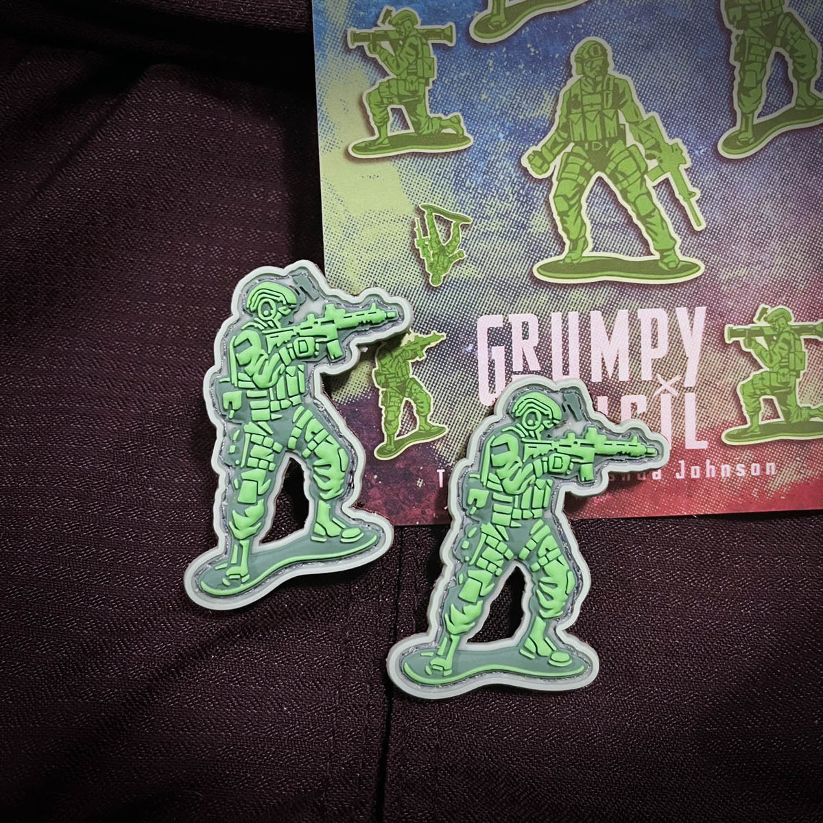 Mini Army Men V1, PVC Patch set